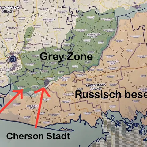 Map of the operational area